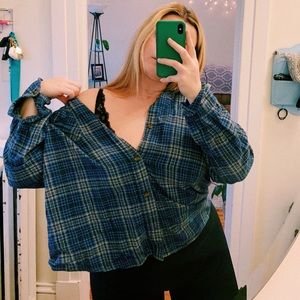 Vintage men’s flannel button down